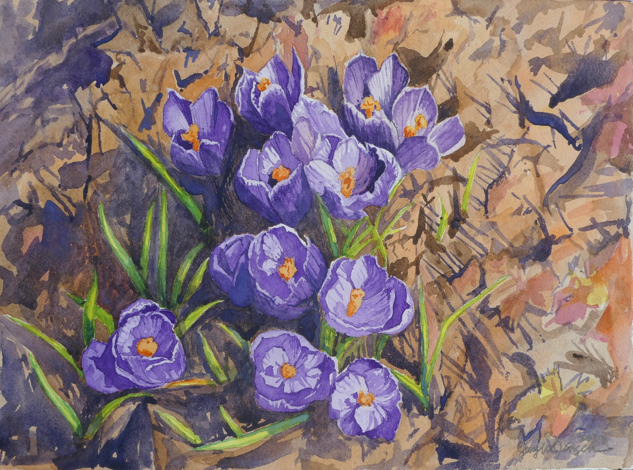 With the Crocus Comes the Spring by Jay Jensen |  Artwork Main Image 