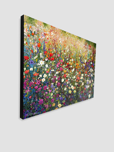 Spring Tease by Jeff Fleming |  Side View of Artwork 