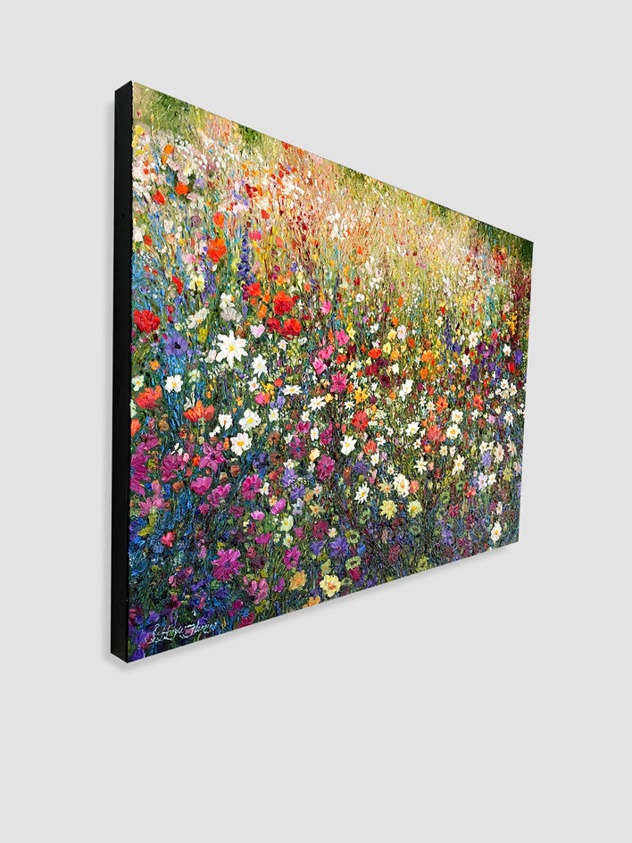 Spring Tease by Jeff Fleming |  Side View of Artwork 