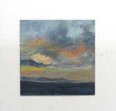 Original art for sale at UGallery.com | Island Sunset by Jenn Williamson | $425 | acrylic painting | 12' h x 12' w | thumbnail 3