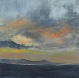 Original art for sale at UGallery.com | Island Sunset by Jenn Williamson | $425 | acrylic painting | 12' h x 12' w | thumbnail 1