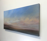 Original art for sale at UGallery.com | Beside Quiet Waters by Jenn Williamson | $2,450 | oil painting | 24' h x 48' w | thumbnail 2
