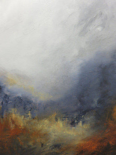 The Hush of Winter by Jenn Williamson |   Closeup View of Artwork 