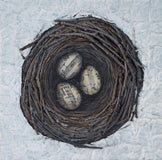 Original art for sale at UGallery.com | Musical Prodigies by Jennifer Ross | $375 | mixed media artwork | 8' h x 8' w | thumbnail 1