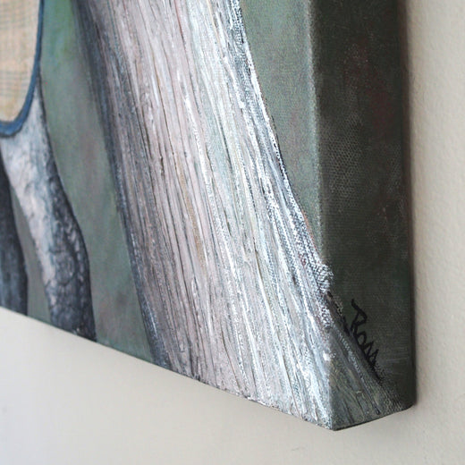 Nicely Turned Out by Jennifer Ross |  Side View of Artwork 