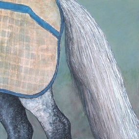 Original art for sale at UGallery.com | Nicely Turned Out by Jennifer Ross | $850 | mixed media artwork | 16' h x 16' w