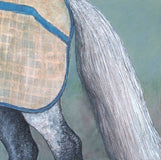 Original art for sale at UGallery.com | Nicely Turned Out by Jennifer Ross | $850 | mixed media artwork | 16' h x 16' w | thumbnail 1