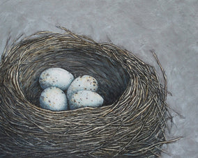 Original art for sale at UGallery.com | Refuge, Sanctuary, Haven by Jennifer Ross | $850 | mixed media artwork | 16' h x 20' w