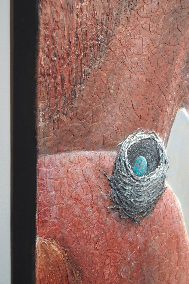 Someone to Watch Over by Jennifer Ross |  Side View of Artwork 