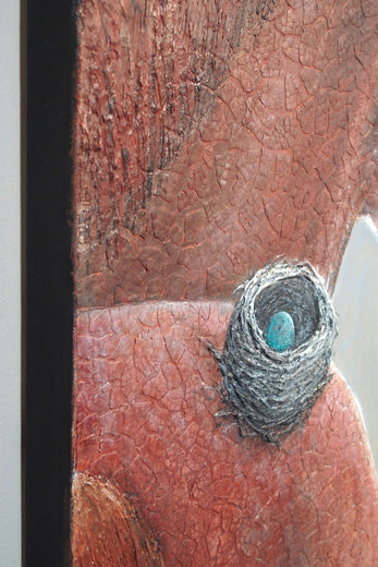 Someone to Watch Over by Jennifer Ross |  Side View of Artwork 