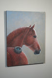 Original art for sale at UGallery.com | Someone to Watch Over by Jennifer Ross | $2,175 | mixed media artwork | 40' h x 30' w | thumbnail 3