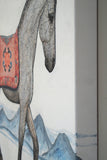 Original art for sale at UGallery.com | The Horse's Way by Jennifer Ross | $1,000 | mixed media artwork | 20' h x 24' w | thumbnail 2