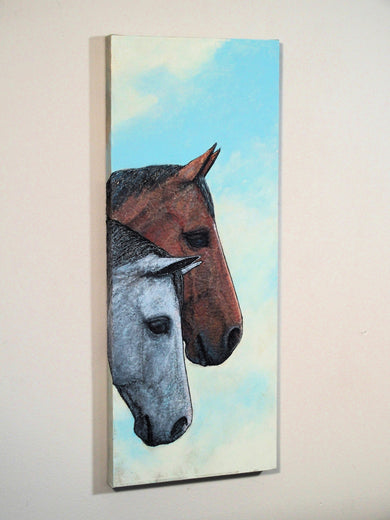 Two Horses by Jennifer Ross |  Context View of Artwork 