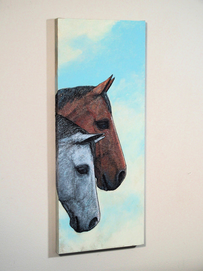 Two Horses by Jennifer Ross |  Context View of Artwork 