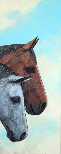 Two Horses by Jennifer Ross |  Artwork Main Image 