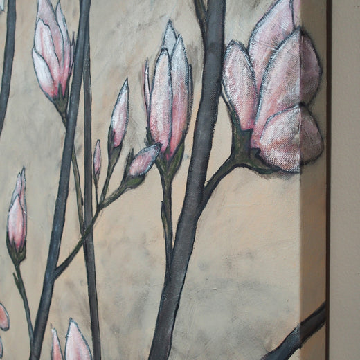 The Nest of New Beginnings by Jennifer Ross |  Side View of Artwork 