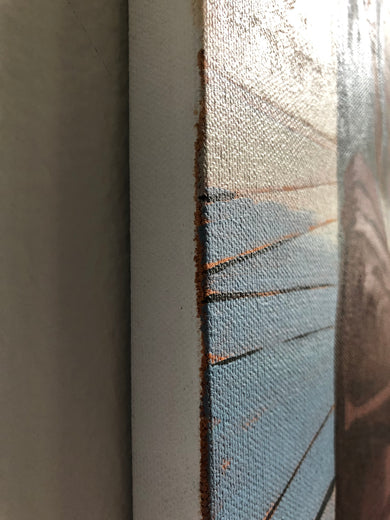 Alchemic Kingdom by Jesse Aldana |  Side View of Artwork 