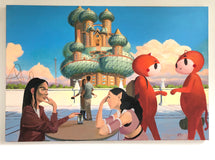 Original art for sale at UGallery.com | Alchemic Kingdom by Jesse Aldana | $1,600 | oil painting | 24' h x 36' w | thumbnail 3