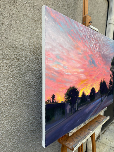 Breathe Deep by Jesse Aldana |  Side View of Artwork 