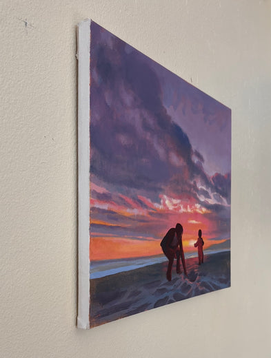 Buried Treasure by Jesse Aldana |  Side View of Artwork 