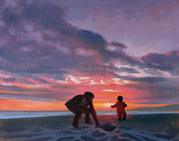 Original art for sale at UGallery.com | Buried Treasure by Jesse Aldana | $750 | oil painting | 16' h x 20' w | thumbnail 1