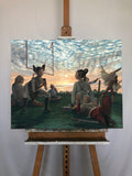 Original art for sale at UGallery.com | Check! by Jesse Aldana | $1,375 | oil painting | 24' h x 30' w | thumbnail 3