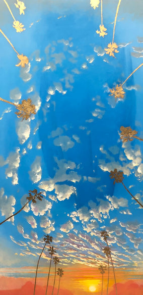 Original art for sale at UGallery.com | Fireflies by Jesse Aldana | $5,775 | oil painting | 72' h x 36' w