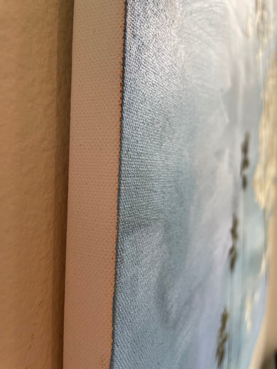 Interstate by Jesse Aldana |  Side View of Artwork 