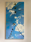 Original art for sale at UGallery.com | Interstate by Jesse Aldana | $2,400 | oil painting | 48' h x 24' w | thumbnail 3
