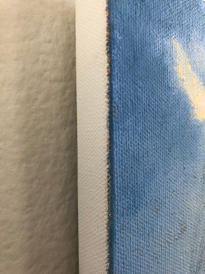 Jetties by Jesse Aldana |  Side View of Artwork 