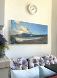 Original art for sale at UGallery.com | Jetties by Jesse Aldana | $1,350 | oil painting | 18' h x 36' w | thumbnail 3