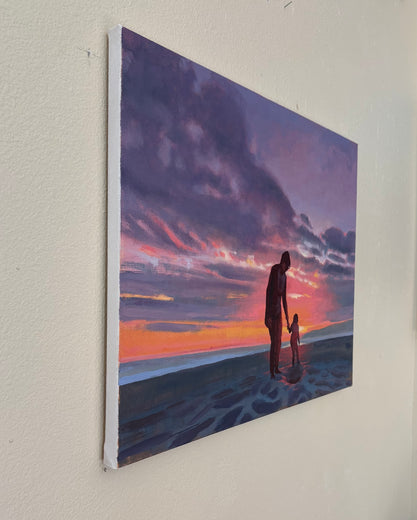 Magic Hour by Jesse Aldana |  Side View of Artwork 