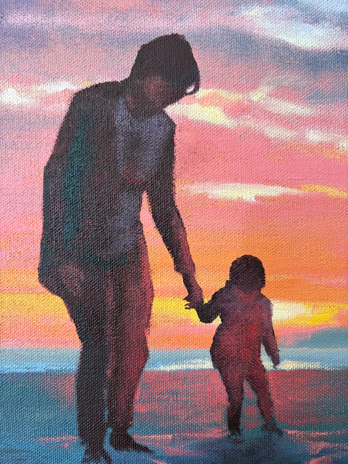 Magic Hour by Jesse Aldana |  Closeup View of Artwork 