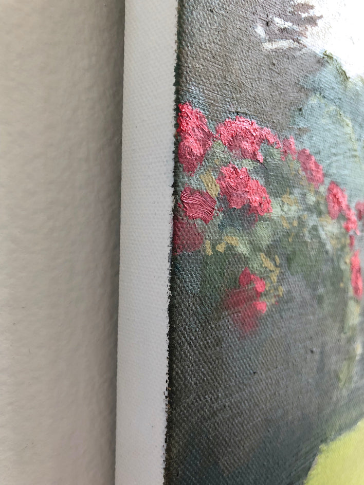 One Fine Afternoon by Jesse Aldana |  Side View of Artwork 