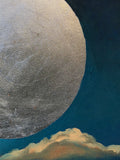Original art for sale at UGallery.com | Super Moon by Jesse Aldana | $2,400 | oil painting | 24' h x 48' w | thumbnail 4