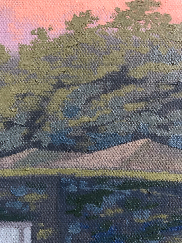 The Hedge by Jesse Aldana |  Closeup View of Artwork 