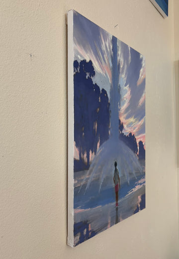 The Wish by Jesse Aldana |  Side View of Artwork 