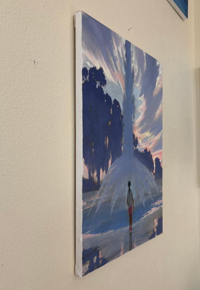 The Wish by Jesse Aldana |  Side View of Artwork 