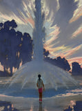 Original art for sale at UGallery.com | The Wish by Jesse Aldana | $1,050 | oil painting | 24' h x 18' w | thumbnail 1