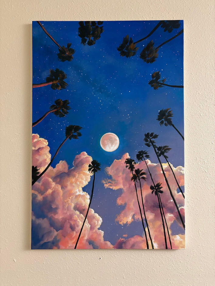Twilight Moon by Jesse Aldana |  Context View of Artwork 