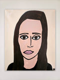Original art for sale at UGallery.com | Artist Self-Portrait by Jessica JH Roller | $550 | acrylic painting | 24' h x 20' w | thumbnail 3