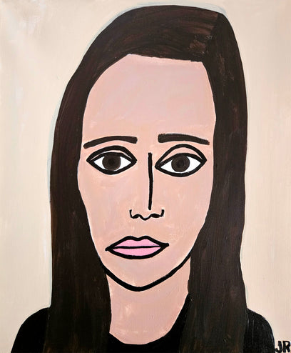 Artist Self-Portrait by Jessica JH Roller | Artwork Main Image
