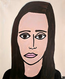 Original art for sale at UGallery.com | Artist Self-Portrait by Jessica JH Roller | $550 | acrylic painting | 24' h x 20' w | thumbnail 1