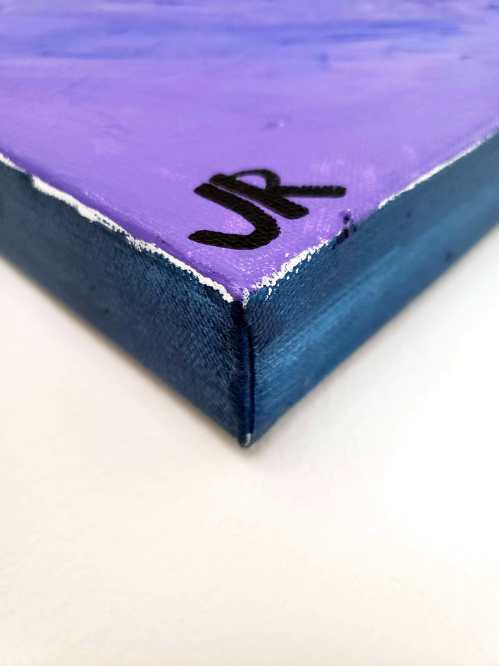 Cat Dad by Jessica JH Roller |  Side View of Artwork 