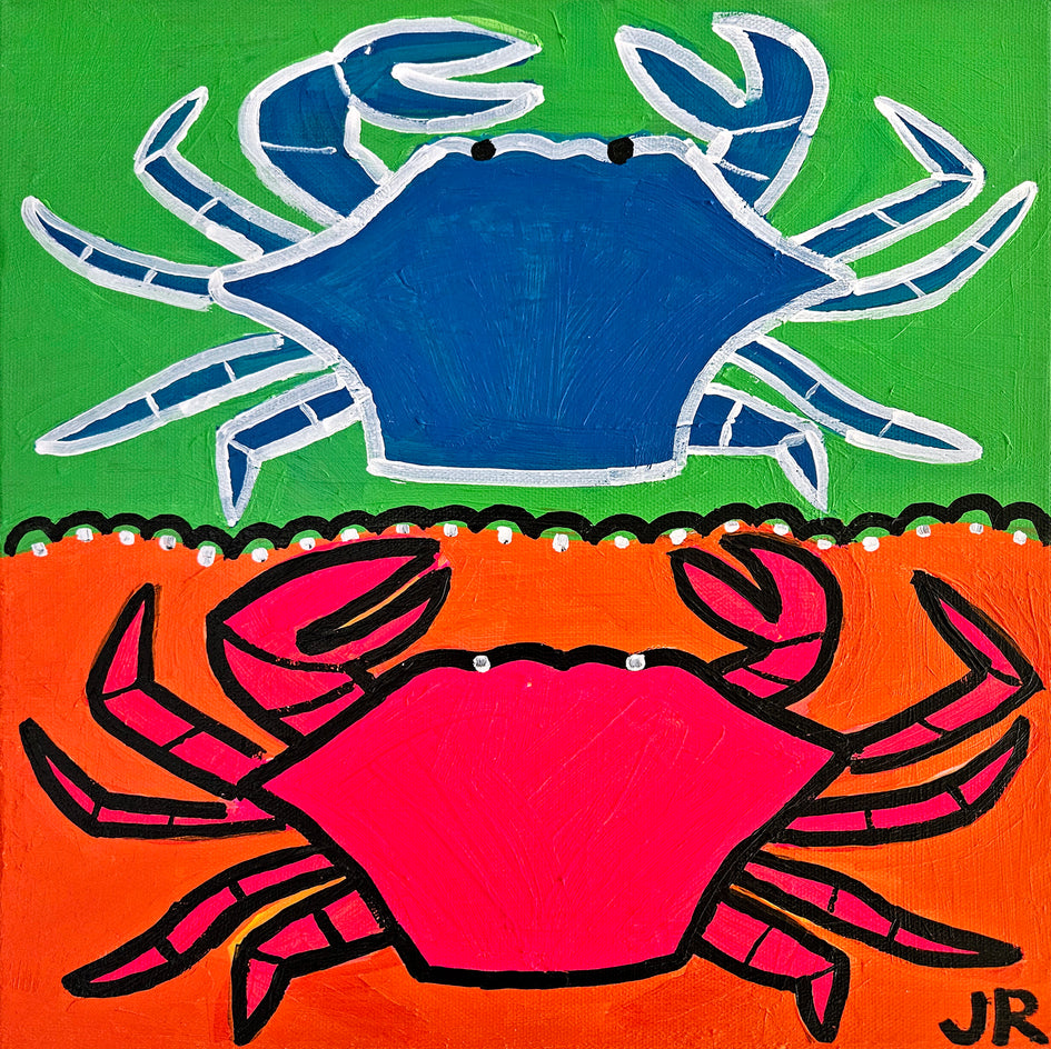 Florida Crabs by Jessica JH Roller |  Artwork Main Image 