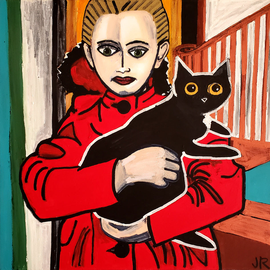 Girl in a Red Coat by Jessica JH Roller |  Artwork Main Image 