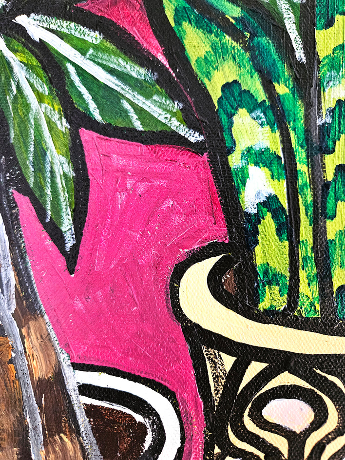 House Plants by Jessica JH Roller |  Closeup View of Artwork 