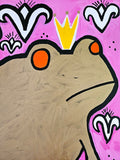 Original art for sale at UGallery.com | King Toad by Jessica JH Roller | $650 | acrylic painting | 30' h x 30' w | thumbnail 4