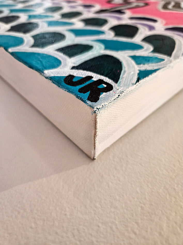 Seabird by Jessica JH Roller |  Side View of Artwork 