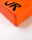 Original art for sale at UGallery.com | Sleeping Cat on Orange and Yellow by Jessica JH Roller | $500 | acrylic painting | 16' h x 20' w | thumbnail 2